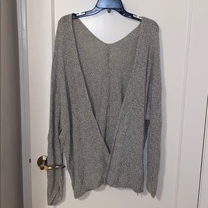 Brandy Melville light grey cardigan